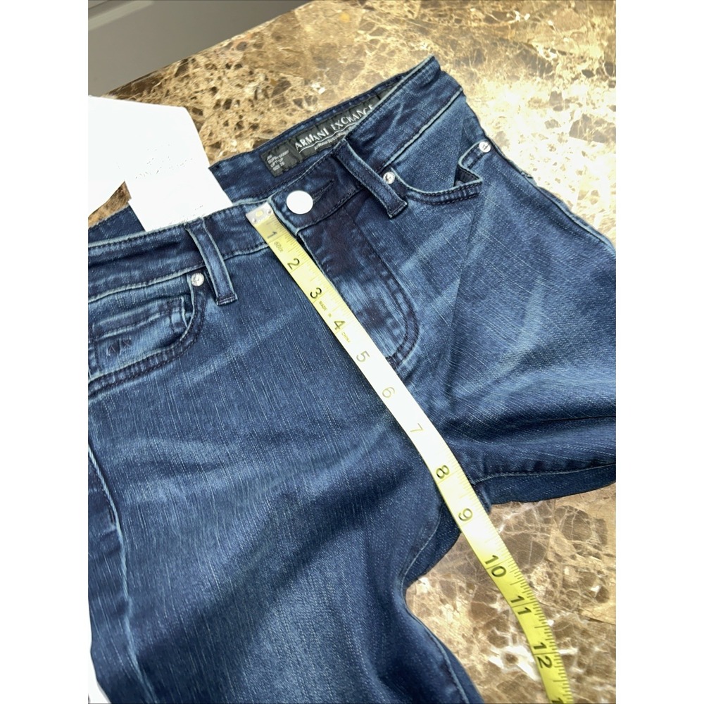 armani exchange AX Womens J69 Jeans Organic 25R Super Skinny Mid Rise 25x29.5 - Picture 6 of 11